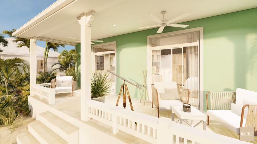 BAUHU - Caribbean Cottage, off the shelf modular hurricane resistant home