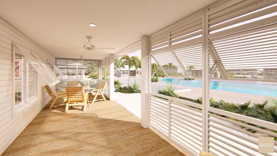 The Coconut Cottage, a hurricane resistant modular home by BAUHU