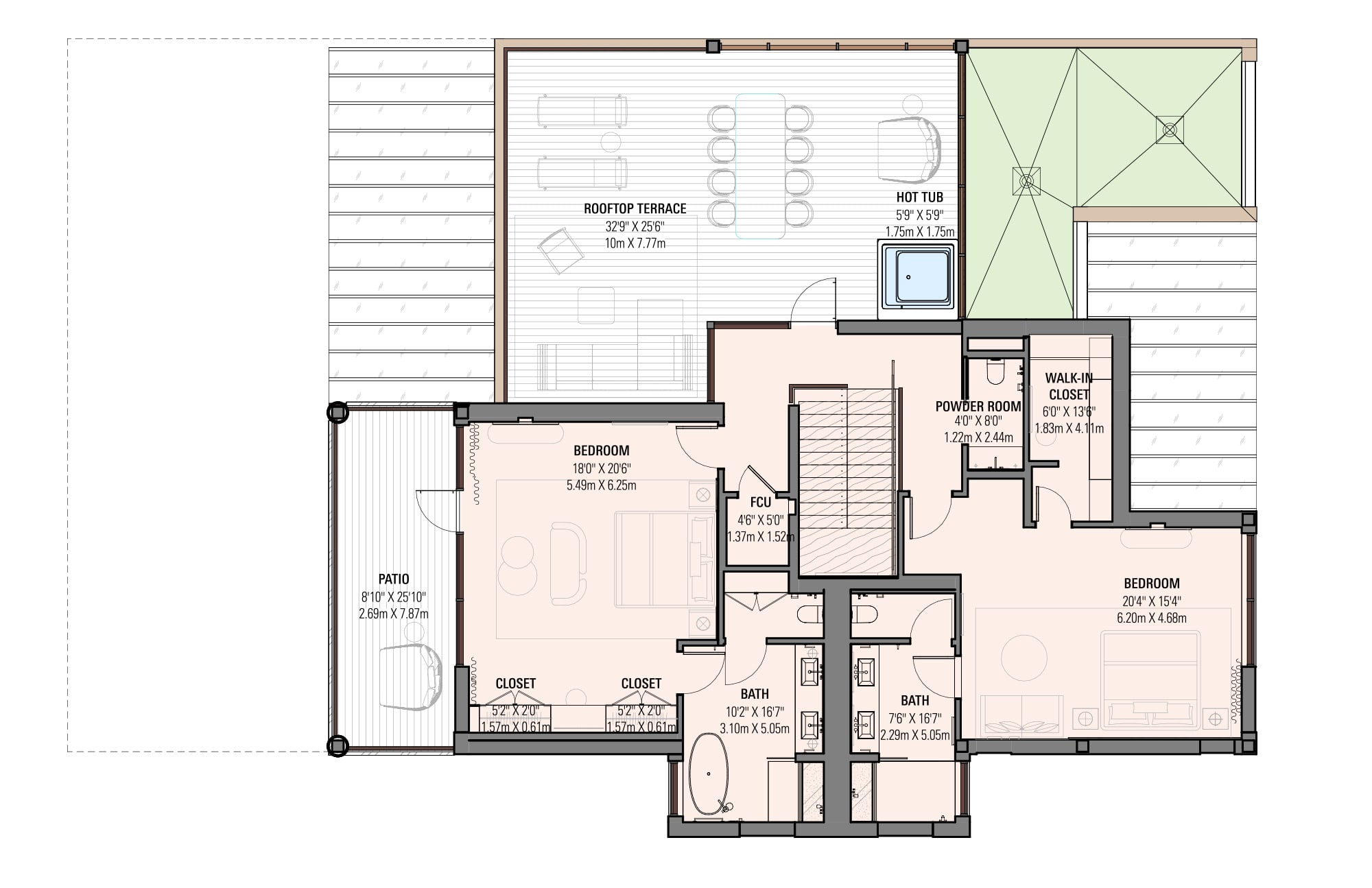 Villa Second Level